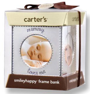 Carter's Smily Happy Frame Bank, Silver  Toy Banks  Baby