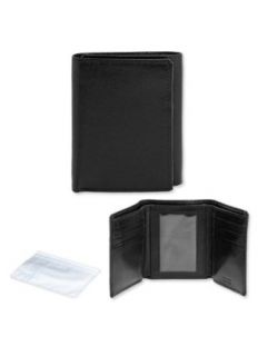 Black Trifold Wallet Size  One Size at  Mens Clothing store