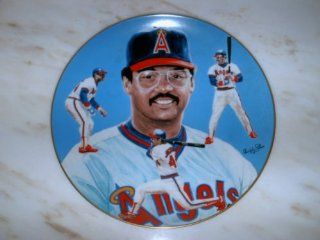 REGGIE JACKSON #44   "Mr. October"   (Baseball) Collector Plate   (#2137/ 10, 000) in California Angels Uniform   UNSIGNED  Sports Related Collectible Photomints  Sports & Outdoors