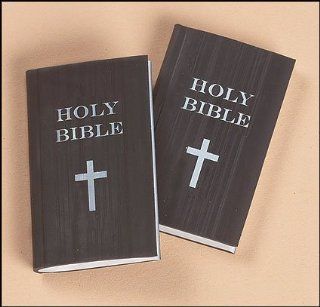 Holy Bible Book Eraser Set of 10 All the Same Design One and Seventh Eighth Inches High 