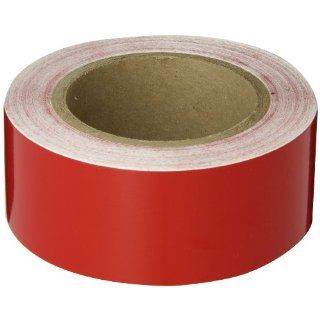 Brady 55261 Length, 2" Width, B 946 High Performance Vinyl 90' Red Color Pipe Banding Tape Industrial Pipe Markers