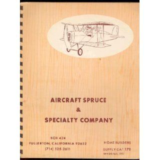 Aircraft Spruce and Specialty Co. Books