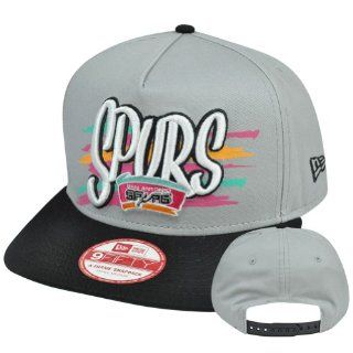 New Era 9Fifty 950 NBA San Antonio Spurs NE Pinna Snapback Hat Cap A Frame S/M  Sports Fan Baseball Caps  Sports & Outdoors