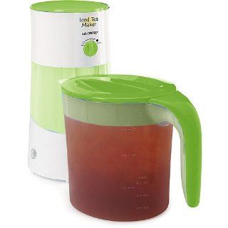 Mr. Coffee TM70 3 Quart Iced Tea Maker w/ Steeping Control, Lime Green Electric Ice Tea Machines Kitchen & Dining