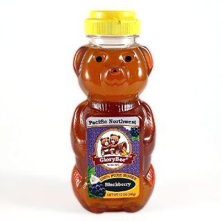 Glorybee Pacific Northwest Blackberry Honey Sqze Bears (6x12Oz)  Gourmet Food  Grocery & Gourmet Food