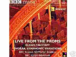 Live From The Proms / Elgar Falstaff /  Dvorak Symphonic Variations Music