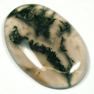 Moss Agate Cabochon "Free Form" (1"   1 1/2")   1pc. 