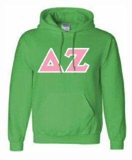 Delta Zeta   Hooded Sweatshirt (Size Large)(Green)  Other Products  