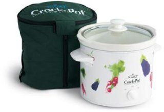 Rival Crock Pot Slow Cooker with Carrier 4 Qt. Kitchen & Dining