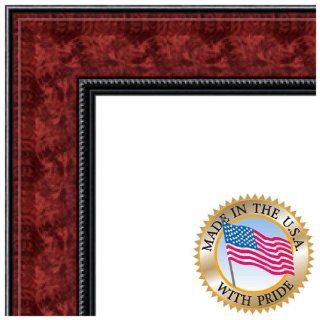 13x16 / 13 x 16 Picture Frame Mahogany / Burgandy With Black Edes and Beads on lip  1.75'' wide   Single Frames