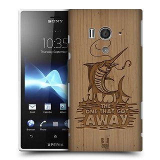 Head Case Designs Marlin Wood Carvings Hard Back Case Cover For Sony Xperia acro S LT26W Cell Phones & Accessories