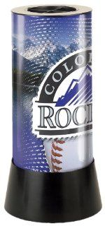 MLB Colorado Rockies Rotating Lamps  Sports Fan Household Lamps  Sports & Outdoors