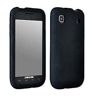 SAMSUNG Galaxy S VIBRANT T959 (T Mobile) Black Gel Soft Skin Case 