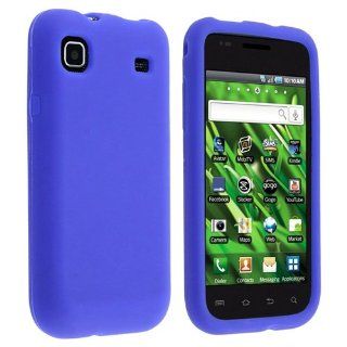 Samsung Galaxy S 4G SGH T959V i9000 Vibrant Cell Phone Silicone Case / Executive Protector Skin Cover (Blue) Cell Phones & Accessories