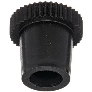 Kapsto GPN 985 / 0103 Polyethylene Grease Nipple Cap, Black, 6 mm Tube OD, 12 mm Length (Pack of 100) Pipe Fitting Protective Caps