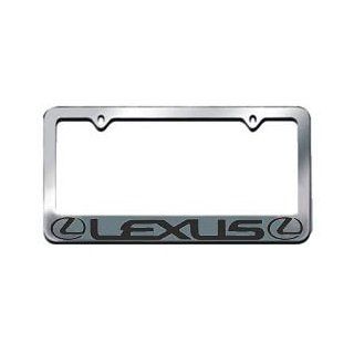 Lexus Logo Chrome License Plate Frame with free caps Automotive