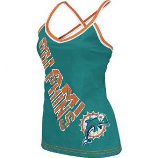 Miami Dolphins Aqua Womens / Ladies Cheer Tank Top XX Large  Sports Related Collectibles  Sports & Outdoors