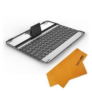 PortaCell� Super Slim Aluminum Bluetooth Keyboard Case for Apple iPad3 Wi Fi and Wi Fi + Cellular 4G LTE (16GB, 32GB, 64GB) (BLACK Keys) + PortaCell Trademark Microfiber Cleaning Cloths Computers & Accessories