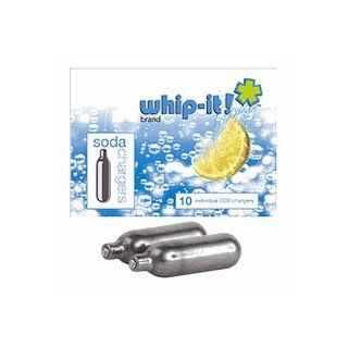 Whip It co2 cartridges for Soda Siphons (10 pack) Seltzer Bottle Chargers Kitchen & Dining
