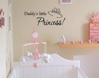 Daddy's little princessVinyl wall art Inspirational quotes and saying home decor decal sticker  