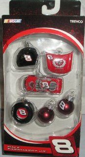 Dale Earnhardt Jr.# 8 Collectible Mini ornament Set   Christmas Ball Ornaments