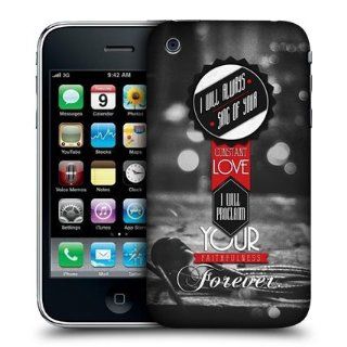 Head Case Designs Forever Christian Typography Hard Back Case Cover for Apple iPhone 3G 3GS Cell Phones & Accessories