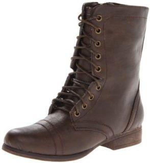 Madden Girl Women's Gamer Lace Up Boot Shoes