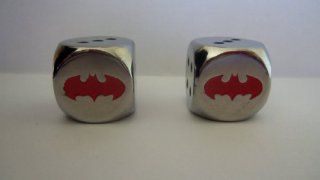 Red Batman Custom Metal Engraved Dice 