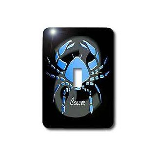 3dRose LLC lsp_964_1 Cancer Zodiac Sign Single Toggle Switch   Switch Plates  