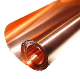 12" X 4'/ 8 Mil Copper Sheet (1 sheet)   Home And Garden Products