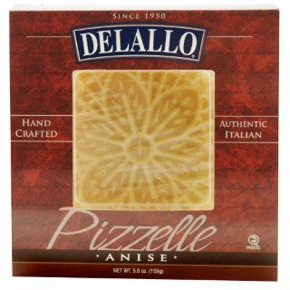 DeLallo Anise Pizzelle, 5.6 Ounce Units (Pack of 6)  Pizzelle Cookies  Grocery & Gourmet Food