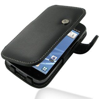 PDair Leather Case for Samsung Galaxy S II SGH T989   Book Type (Black) Electronics