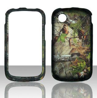 2D Camo Forest Oak ZTE Avail Z990 AT&T / Merit 990G Straight talk Case Cover Hard Phone Case Snap on Cover Rubberized Touch Protector Cases Cell Phones & Accessories
