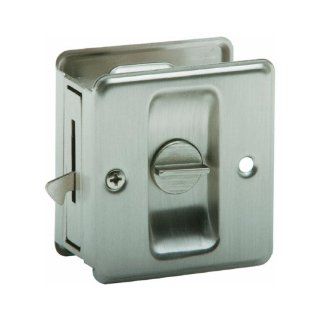 SCHLAGE LOCK CO SC991B 619 Sliding DR Lock, Satin Nickel   Schlage Door Handles  