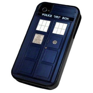 Doctor Who Tardis Police Call Box Design iphone 4 4S Defender/Builder Heavy Duty Case/Cover Shock Proof Cover Cell Phones & Accessories