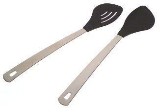 Amco 2 Piece Stainless Steel and Nylon Wok Utensil Set Kitchen & Dining