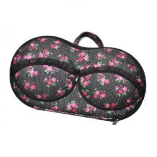 Lingerie Bags 2012 Fashion Bra Travel Bag Retro Small Roses Bra Hard Case 32L * 16W * 7H CM
