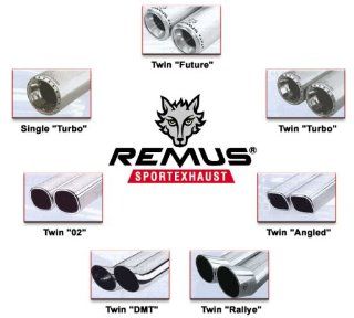 Single "Turbo" 4.02" (Round Can   70TD) Remus Sport Exhaust Automotive