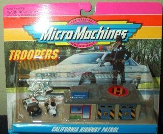 California Highway Patrol Micro Machines Troopers Set #4 Toys & Games