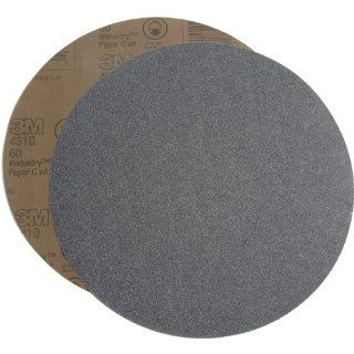 3M 431Q 60 Grit, 12" Diameter Silicon Carbide Wetordry Paper Disc, C Weight (50 Pack) Psa Discs