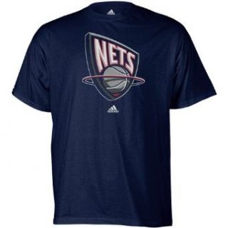 NBA Men's New Jersey Nets Short Sleeve T  Shirt (Dark Navy, Large)  Sports Fan T Shirts  Clothing