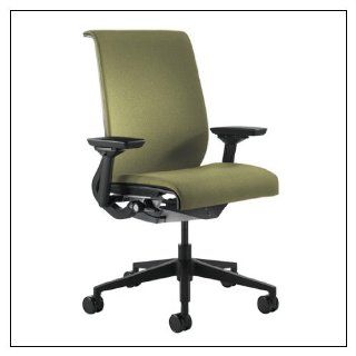 Steelcase Think Chair(R)   Buzz2 Fabric, color  Celery   Adjustable Home Desk Chairs