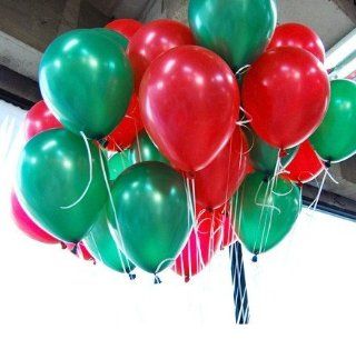Shipping Free  Germany 10" advertising natural latex pearl Red&Green balloons 100pcs/pack 