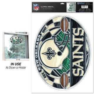 New Orleans Saints Ultra Decal Stained Glass 