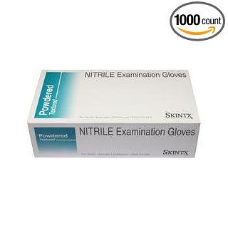 SKINTX Nitrile Blue Medical Exam Powdered Gloves (1000 Case)