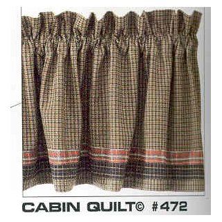 Shower Curtain   Cabin Quilt 72" x 72"  