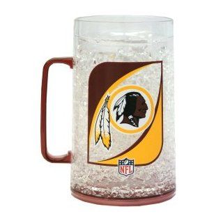 Washington Redskins NFL Monster Size Crystal Freezer Mug  Redskin Cups  Sports & Outdoors