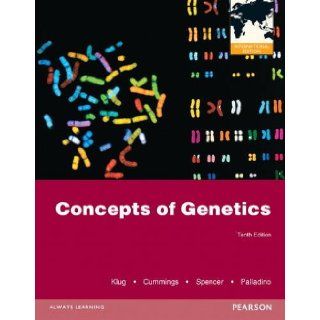 Concepts of Genetics. William S. Klug 9780321795779 Books