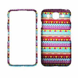 2D Rust Tribal LG Optimus G Pro E980 Case Cover Hard Case Snap on Cases Rubberized Touch Protector Faceplates Cell Phones & Accessories