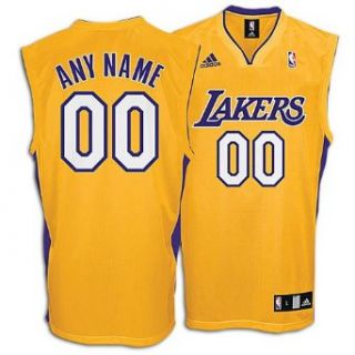 Lakers adidas Personalized NBA Rep Hm Jersey   Big Kids ( sz. S, Gold  Lakers )  Sports Related Merchandise  Clothing